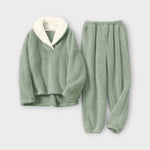 Conjunto de flanela aconchegante feminino