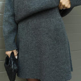 Conjunto de Malha Outono feminino