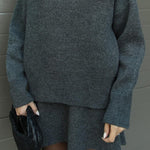 Conjunto de Malha Outono feminino