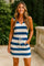 Vestido Mini com Riscas feminino