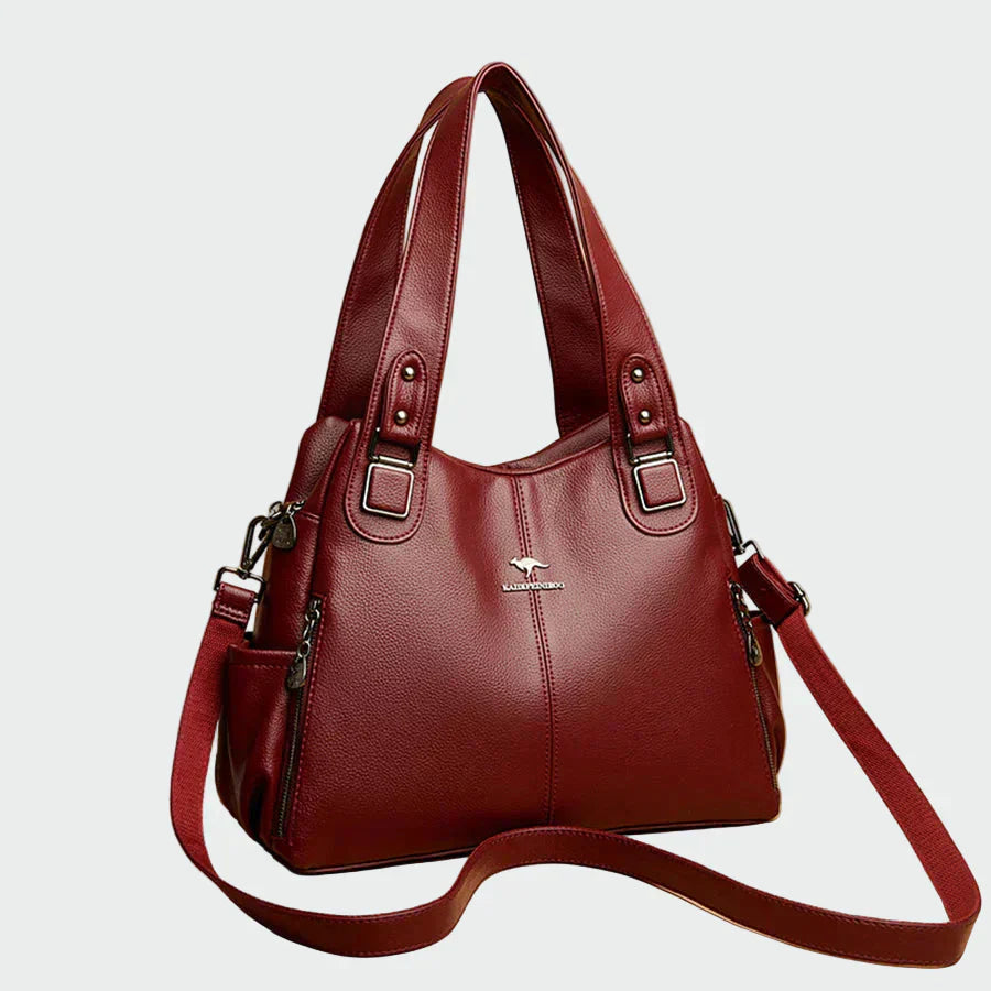 Bolsa de ombro retrô elegante feminino