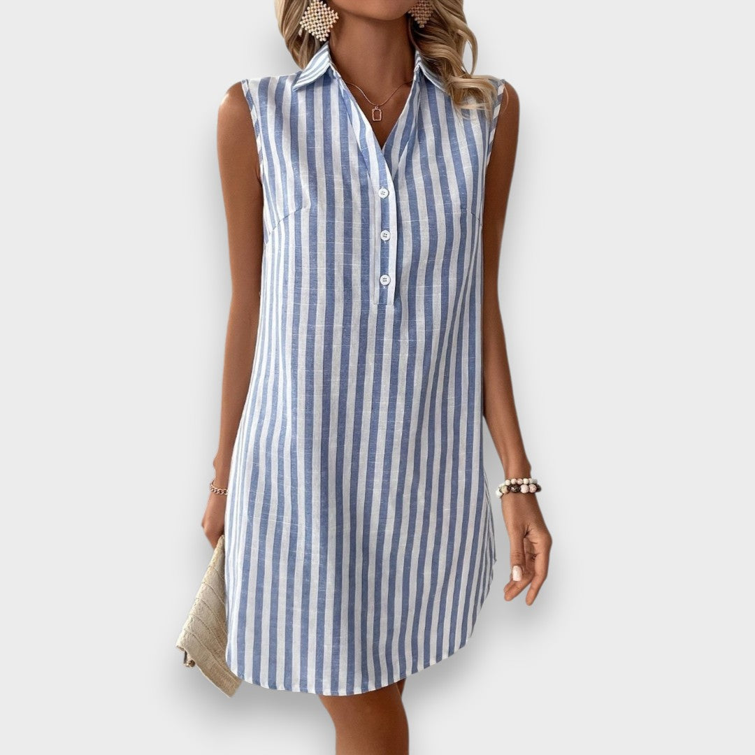 Vestido Camisa Listrado feminino