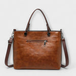 Bolsa de couro elegante feminino
