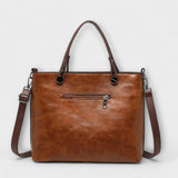 Bolsa de couro elegante feminino