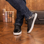 Sapatos Baixos de Couro masculino
