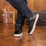 Sapatos Baixos de Couro masculino