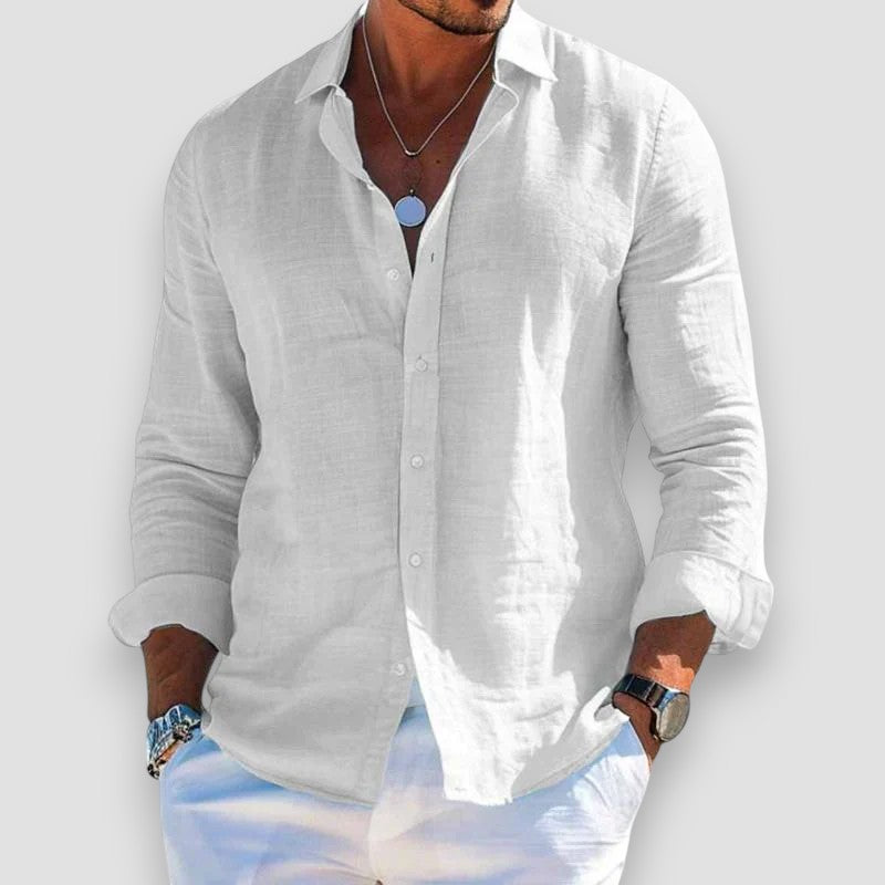 Camisa Elegante e Respirável masculino