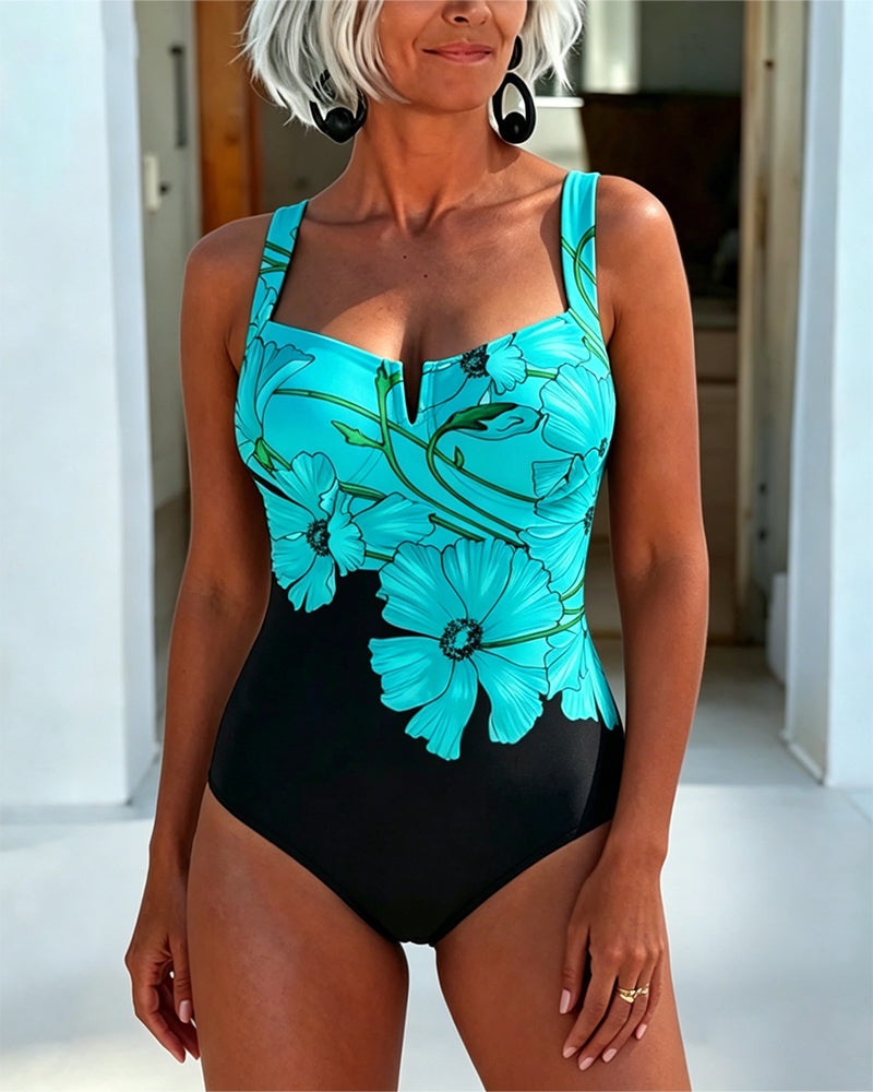 Mirela – Fato de Banho Modelador Floral