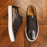 Sapatos Baixos de Couro masculino