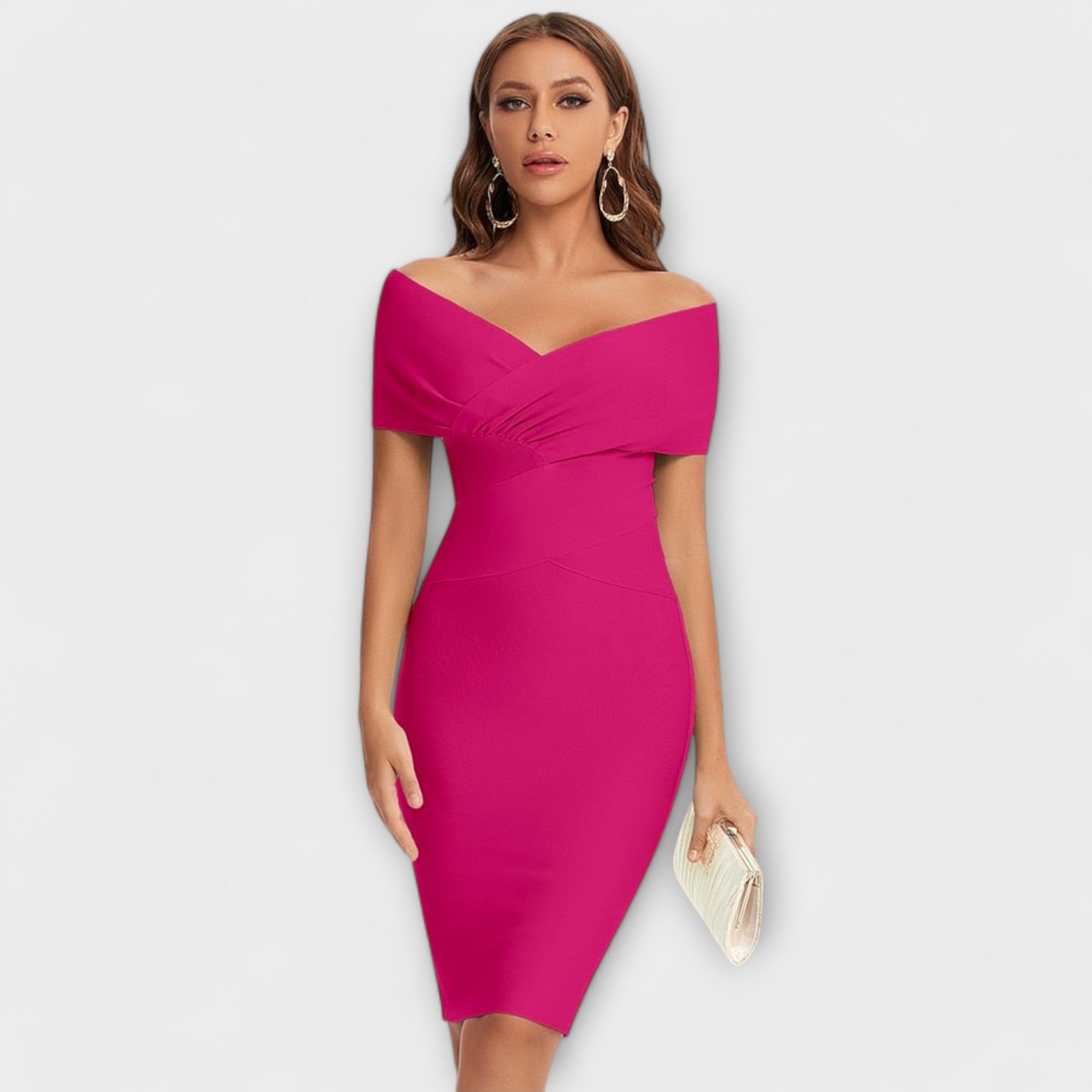 Mini vestido elegante feminino