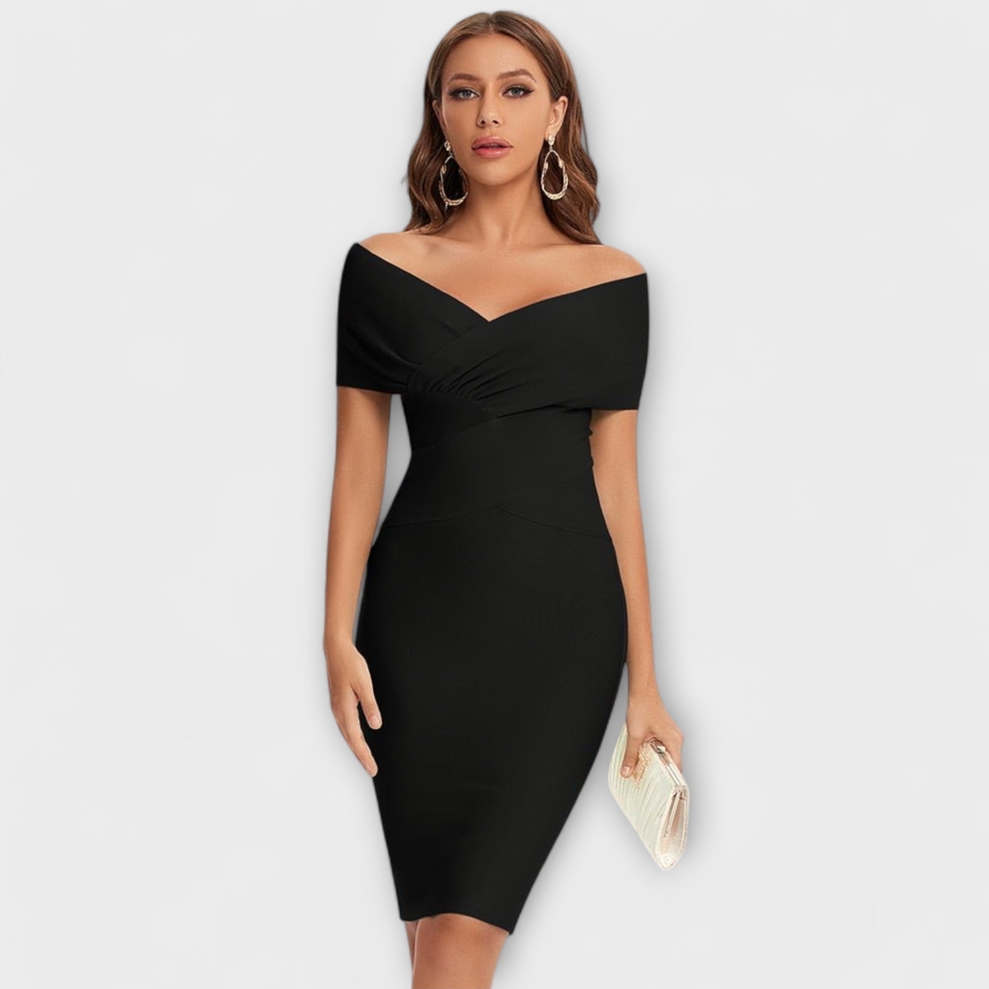 Mini vestido elegante feminino