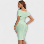Mini vestido elegante feminino
