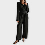 Conjunto elegante de 2 peças feminino