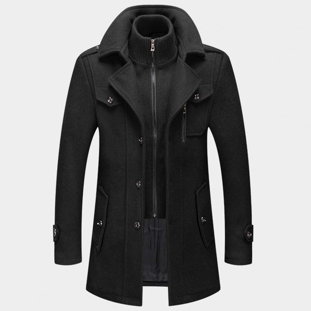 Casaco clássico outono inverno masculino