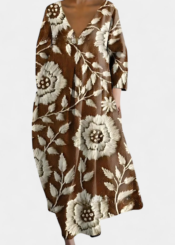 Vestido Fluido com Estampa feminino