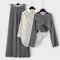 Conjunto confortável 3 peças feminino