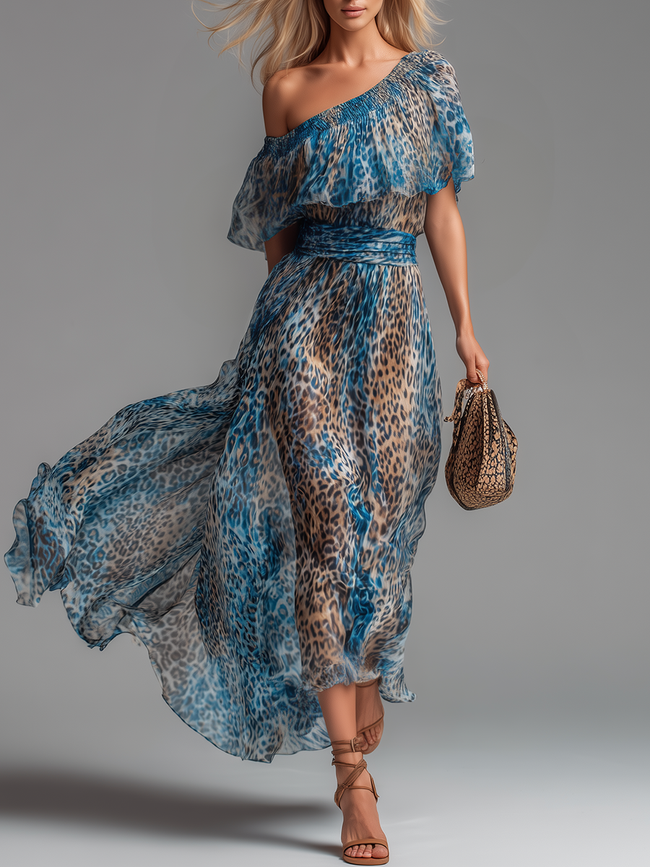 Ludovica | Vestido maxi de ombros descobertos