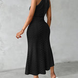 Ayla | Vestido Midi com Efeito Drapeado