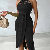 Ayla | Vestido Midi com Efeito Drapeado