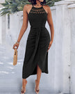 Ayla | Vestido Midi com Efeito Drapeado