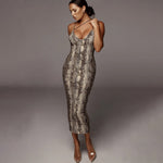 Vestido Justo Sexy feminino