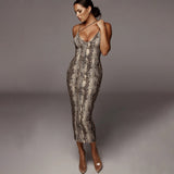 Vestido Justo Sexy feminino