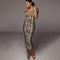 Vestido Justo Sexy feminino