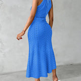 Ayla | Vestido Midi com Efeito Drapeado