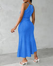 Ayla | Vestido Midi com Efeito Drapeado