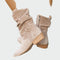 Botas confortáveis até ao tornozelo feminino