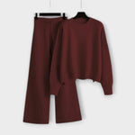 Conjunto casual bordado feminino