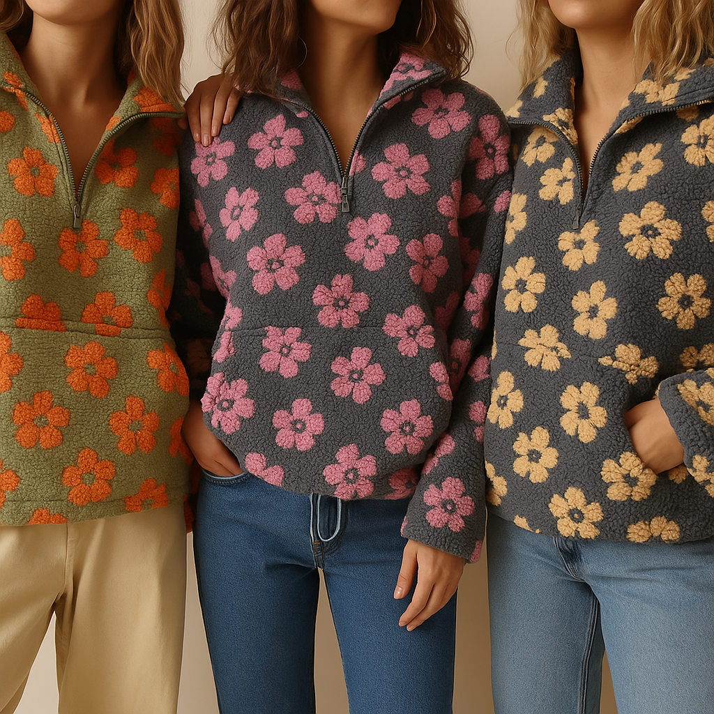 Daisy - Camisola Polar Floral feminino