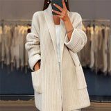 Cardigan de Malha com Bolsos feminino