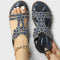 Sandálias ortopédicas com estilo boho feminino