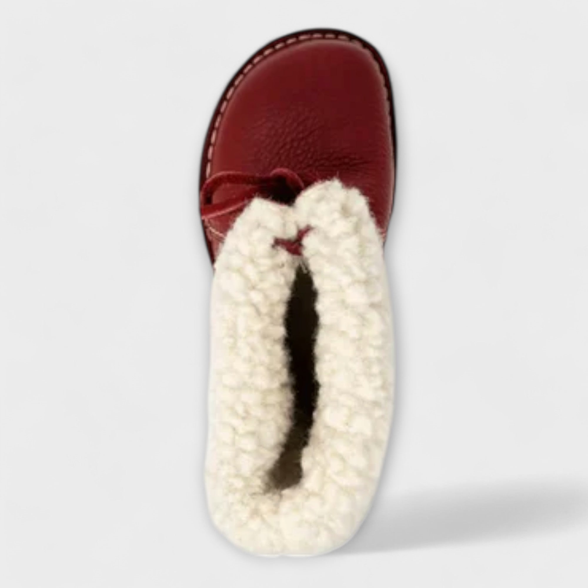 Botas impermeáveis com forro de lã feminino