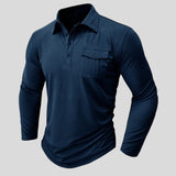 Camisa casual com bolsos masculino
