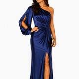 Vestido Maxi Olívia — Elegância Assimétrica