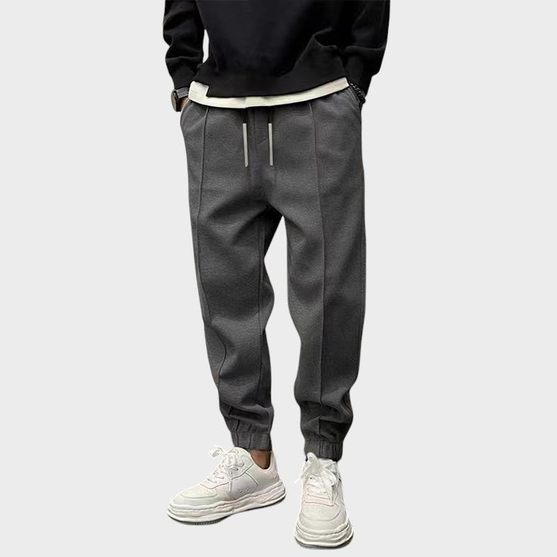 Calças desportivas masculinas com cintura elástica masculino