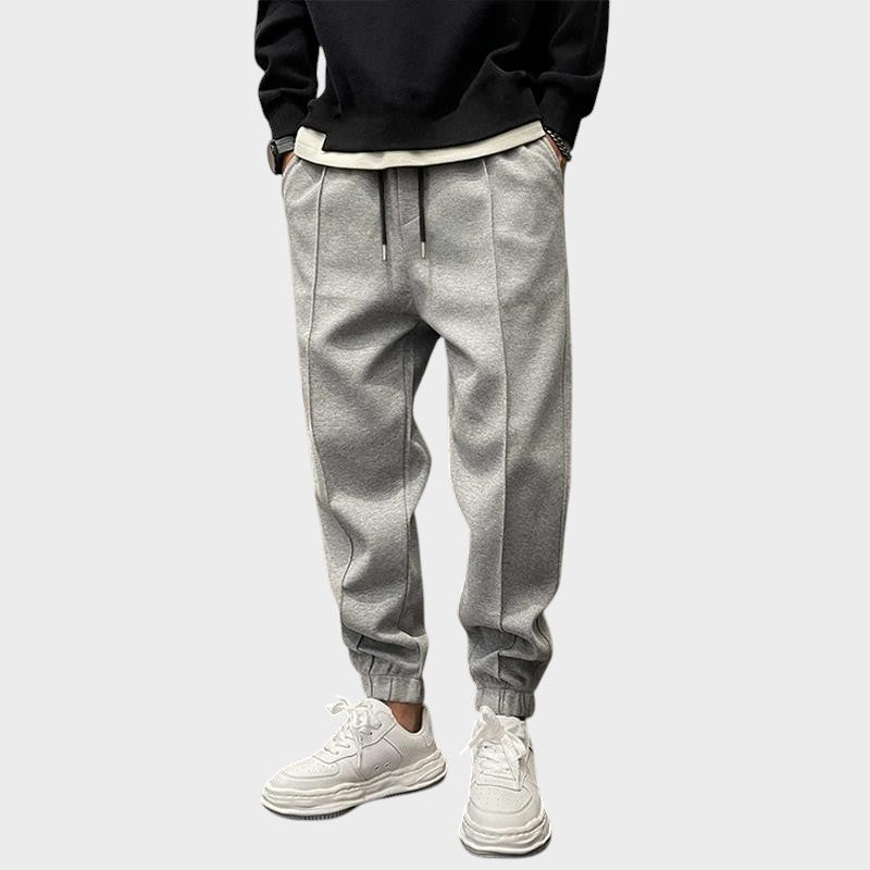 Calças desportivas masculinas com cintura elástica masculino