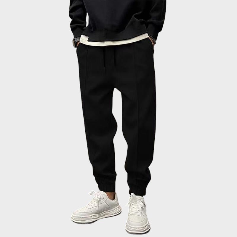 Calças desportivas masculinas com cintura elástica masculino