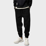Calças desportivas masculinas com cintura elástica masculino