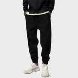 Calças desportivas masculinas com cintura elástica masculino