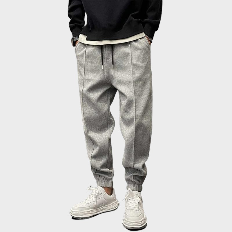 Calças desportivas masculinas com cintura elástica masculino