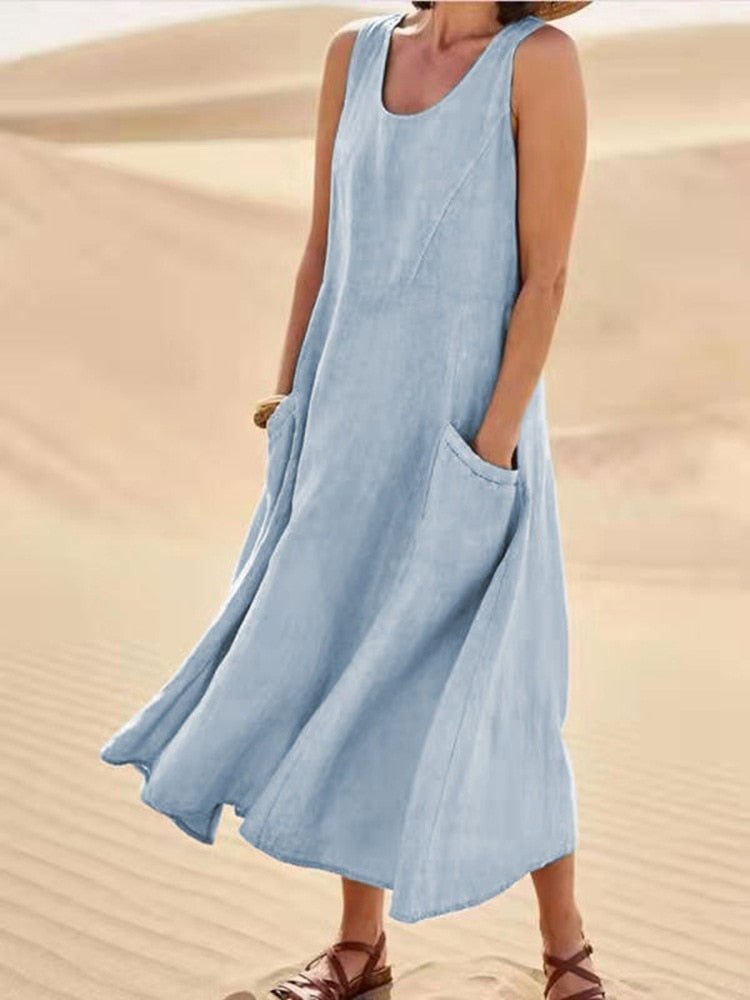 Vestido Leve para o Verão feminino