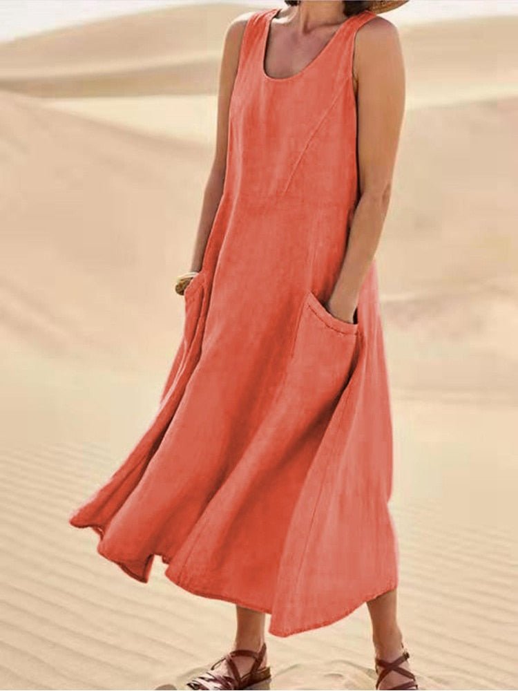 Vestido Leve para o Verão feminino