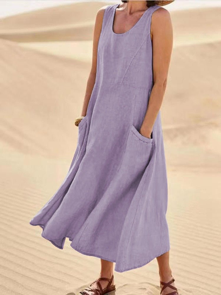 Vestido Leve para o Verão feminino