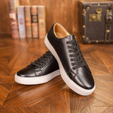 Sapatos Baixos de Couro masculino