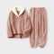 Conjunto de flanela aconchegante feminino