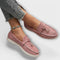 Mocassins Femininos Beiges com Cordão Decorativo feminino