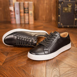 Sapatos Baixos de Couro masculino